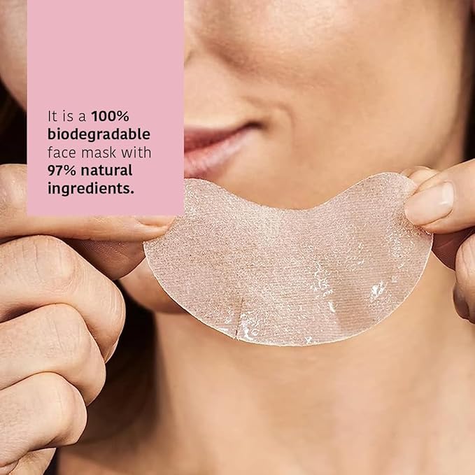 Eye Masks, Reduces Wrinkles, Dark Circles & Puffiness - Pack of 5 Pairs - Hydrating Patches with Niacinamide, Caffeine, Peptides - Vegan, Cruelty-Free, Skincare, Under Eye Treatment, Gift