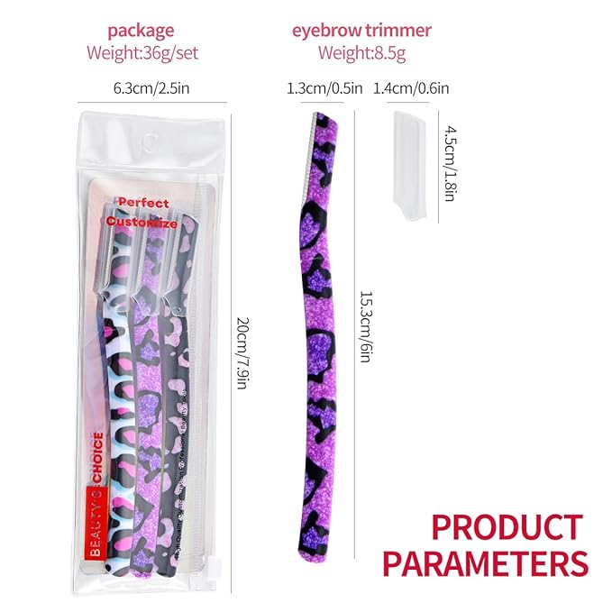 Beauty's Choice's Unique Face Razors For Women | Dermaplane Razor For Women Face | Facial Razors for Women Face | Face Shavers for Women | Womens Face Razor Peach Fuzz | Dermaplaning Razor