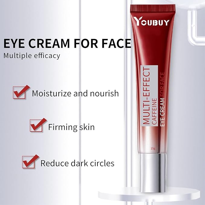 Caffeine eye cream for dark
