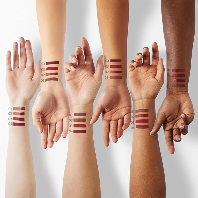 Red Brown Matte Cream Lipstick,Velvet Waterproof Long Lasting Smudge Proof for Women Lip Stick,Magic Lipstick 24 Hours Original Lip Liner Makeup,labiales mate 24 horas originales,Vegan,1 Count