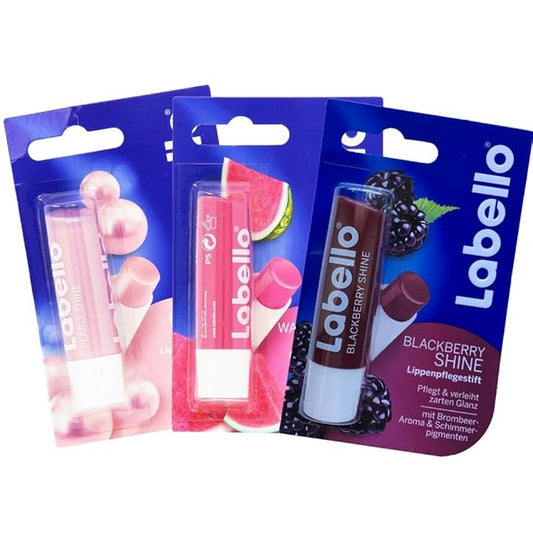 Labello Pearly Shine, Labello Watermelon Shine, Bundle