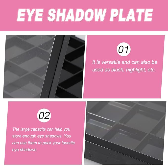 Beaupretty Empty Lip Palette Eyeshadow Makeup Palette Empty