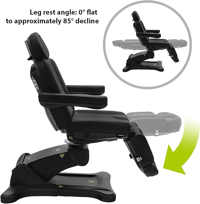 SKINACT Malibu Electric Medical Spa Treatment Table Black