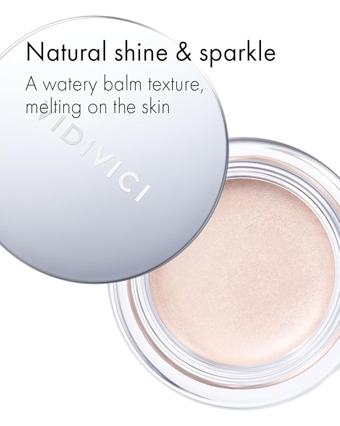 VIDIVICI Millennial Glow Cream Illumination - Creamy Light Face Luminizer Highlighter for Dewy, Glow Makeup - Ultra Fine and Light Reflecting Particles, 0.21oz.