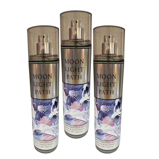 Bath & Body Works Moonlight Path Fine Fragrance Mist 8oz - Pack of 3
