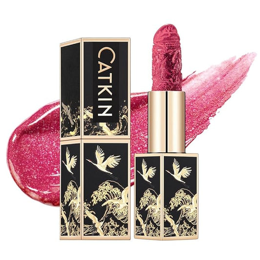 Catkin Moist Lipstick Hydrating High Impact Color Infused with Vitamin E and Avocado Oil Smooth Soft Texture Long Lasting Glow Finish 170