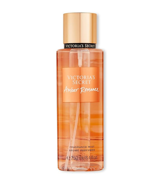 Victoria's Secret Amber Romance Body Mist for Women, Perfume with Notes of Sugar Kisses, Women’s Fragrance, 250 ml / 8.4 oz