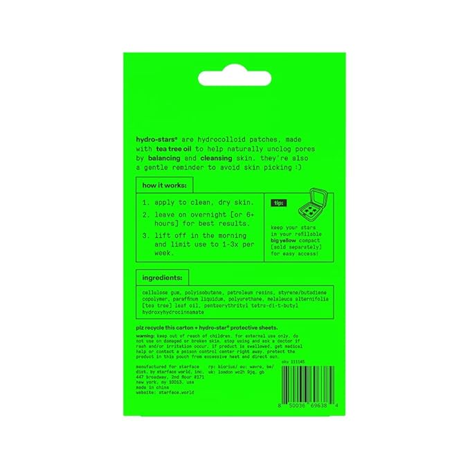 Starface World Hydro-Star Tea Tree Skin Care Mask
