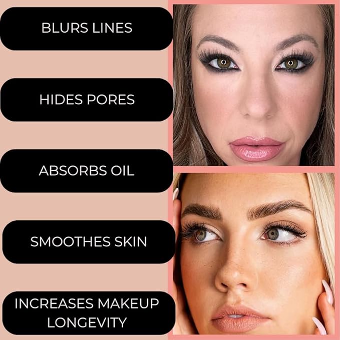 BaeBlu Organic Setting Powder | Non-Toxic, Vegan, Cruelty-Free, Talc-Free, Lightweight + Long Lasting for All Skin Types, Invisible Medium