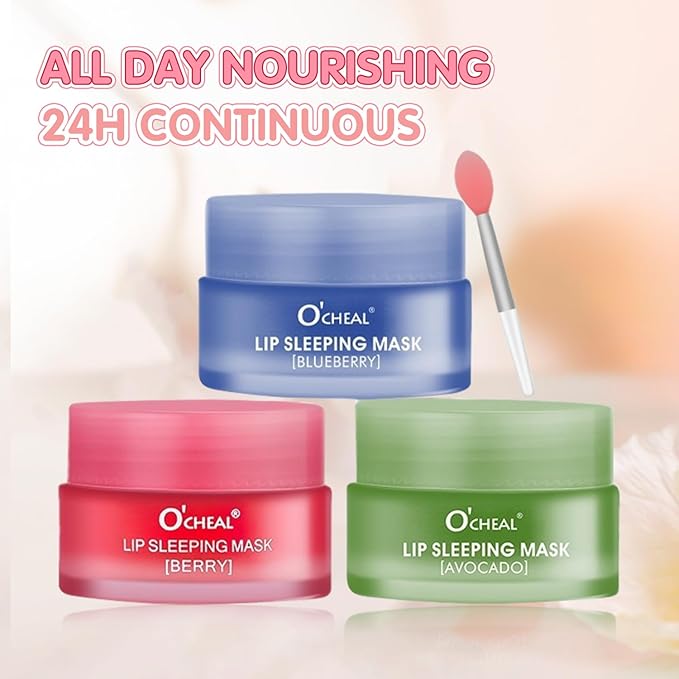 Lip Sleeping Mask Overnight Moisturizer Balm, Lines