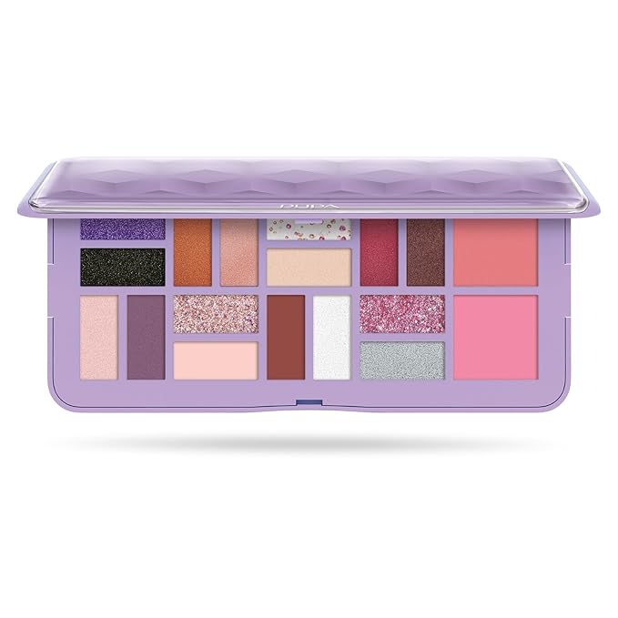 Pupa Milano Make-Up Palette L, 001 Lilac, 0. 71 oz