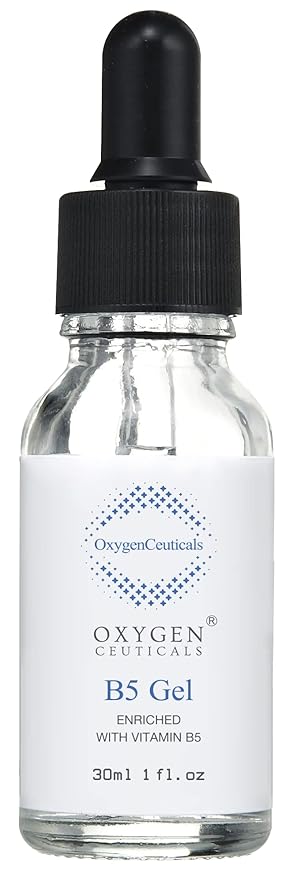 OxygenCeuticals B5 Gel – Hydrating Serum with Vitamin B5 (Panthenol), Hyaluronic Acid & Adenosine, Moisturizing & Anti-Wrinkle Care for Healthy, Elastic Skin. 1.01 fl.oz (30ml)