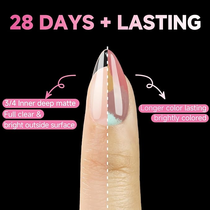 UNA GELLA Short Almond Nail Tips, 312pcs Short Almond Gel Nail Tips Shape Pre Etched Press On Nails Clear Acrylic Fake Nails No C Curve for Full Cover Nails Extension Home Art DIY Salon 12 Sizes