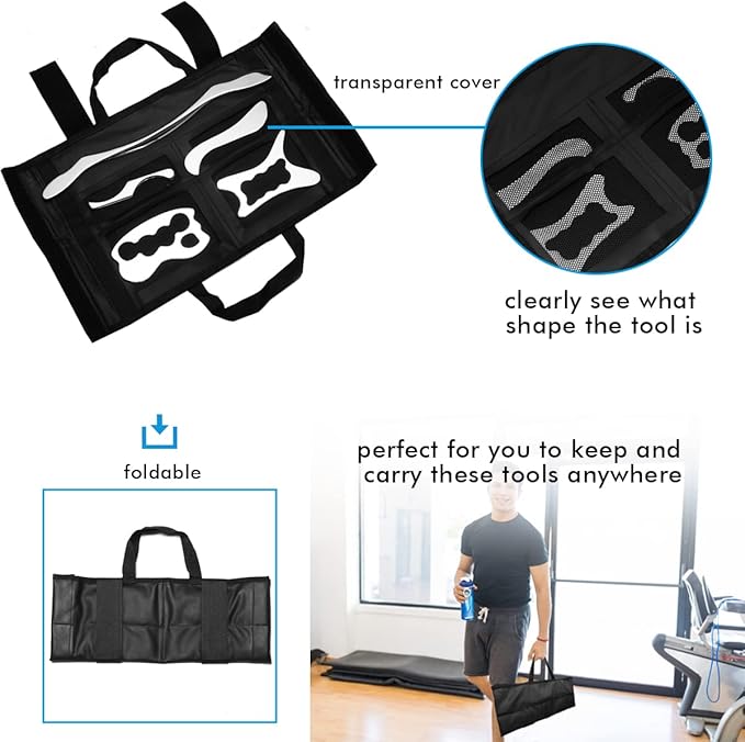 Gua Sha Scraping Massage Tools Set, Stainless Steel Guasha Massage Tools for Soft Tissue Therapy (5 Pcs)