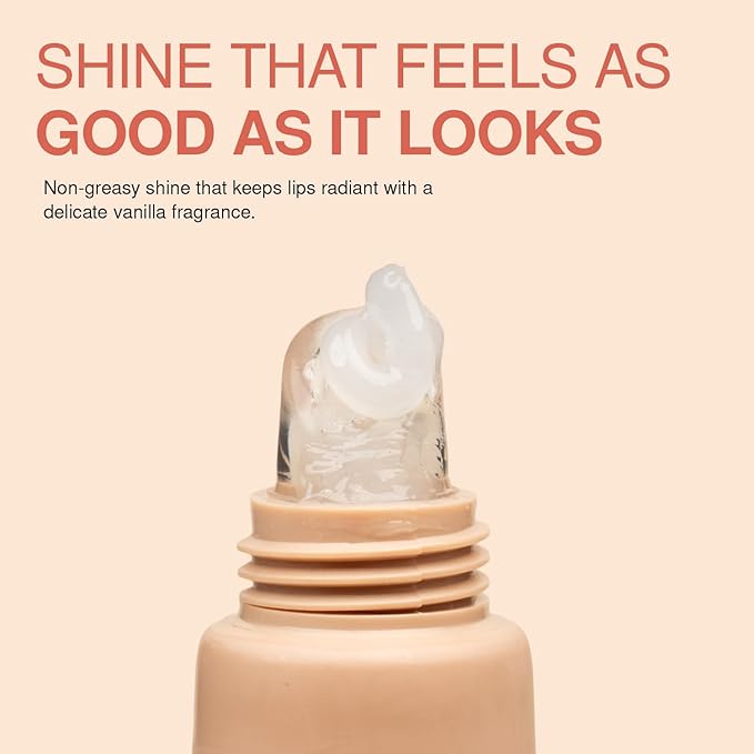 Palladio Butter Balm - Hydrating Lip Balm with Sheer Tint, Aloe, Peptides, Shea Butter, and Vegan Formulation for Instant Moisture, Shine, and Soothing Lip Care, French Vanilla