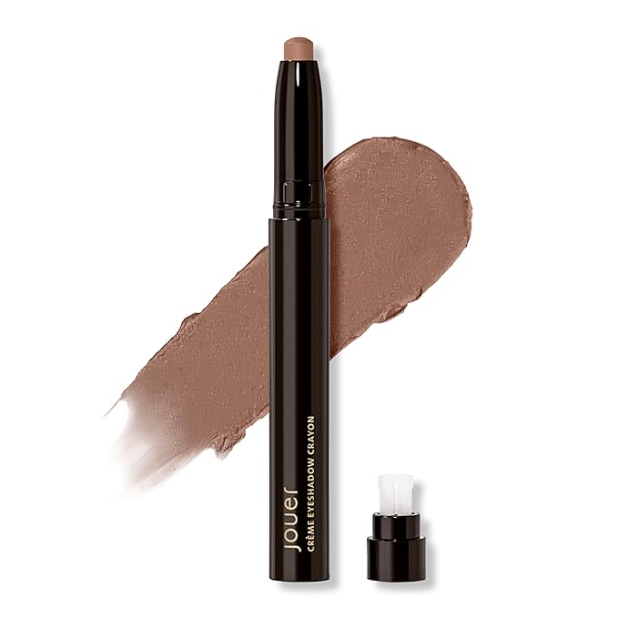 Jouer Crème Eyeshadow Crayon | Men & Women | Built-In Sharpener | Dermatologist Tested | Waterproof, Fast Drying & Crease Resistant Formula