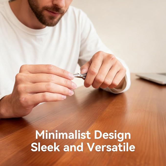 Makartt Manicure Kit: Professional Nail Care Clippers Set - 11 pcs Stainless Steel Tavel Women Men Fingernail Grooming Tool with Portable Black Leather Case