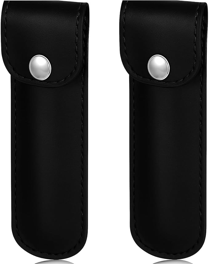 2 PCS Precision Surgical Grade Tweezers - Best Stainless Steel Sharp Tweezers for Ingrown Hair Extraction, Precise Eyebrow, Facial and Body Hair Grooming, Splinter, & Tick - Needle Nose