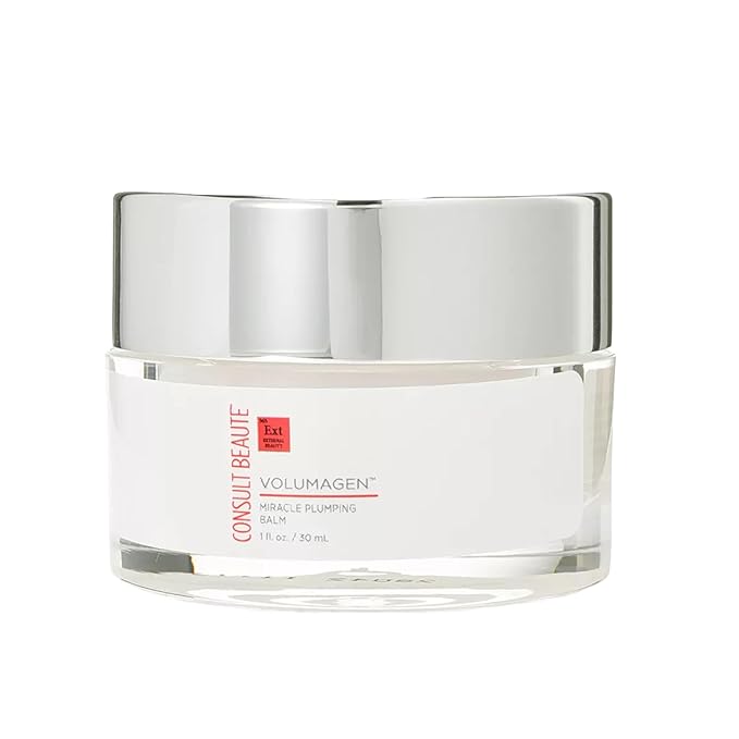 Consult Beaute Volumagen Miracle Plumping Barrier Balm - Facial Moisture Slugging - Overnight Deep Skin Hydration - Dry Skin - Hyaluronic Acid - Petrolatum Free - Lanolin Free - Mineral Oil Free 1 oz