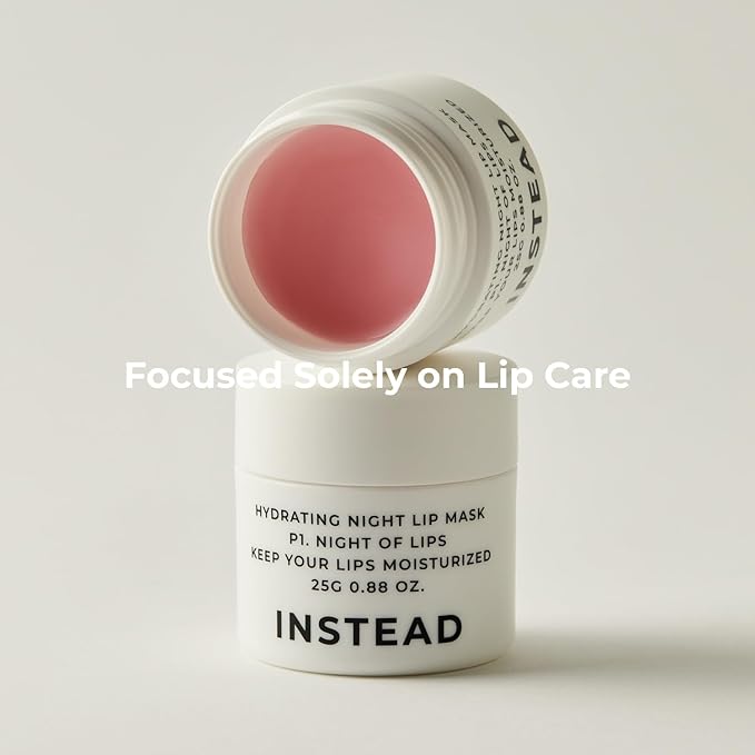 Hydrating Night Lip Mask - Moisturizing Lip Treatment to Restore and Soothe Dry Chapped Lips Overnight 0.88 oz.