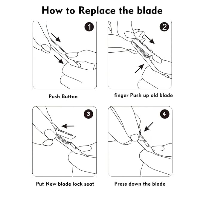 18 Pack Replacement Head for Finishing Touch Flawless Dermaplane Glo Sonic Facial Exfoliation Lighted, Dermaplane Refill Blades for Flawless Vibrating Dermaplane Razor,Safety Micro-guards for Skin