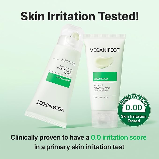 Aloe Cica Wrapping Peel Off Facial Mask with Jelly Brush, For Skin Refreshing, Instant Cooling, Soothing, Pore Tightening, Korean Skincare, 2.73 Fl Oz