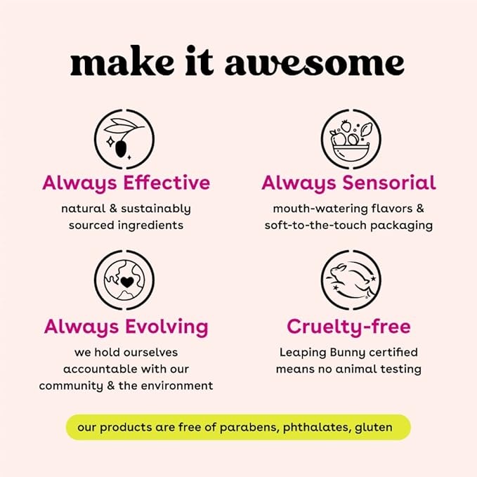 eos FlavorLab Lip Balm Stick and Sphere, Watermelon Frosé, Natural Shea Lip Products, 2 Count(Pack of 2)