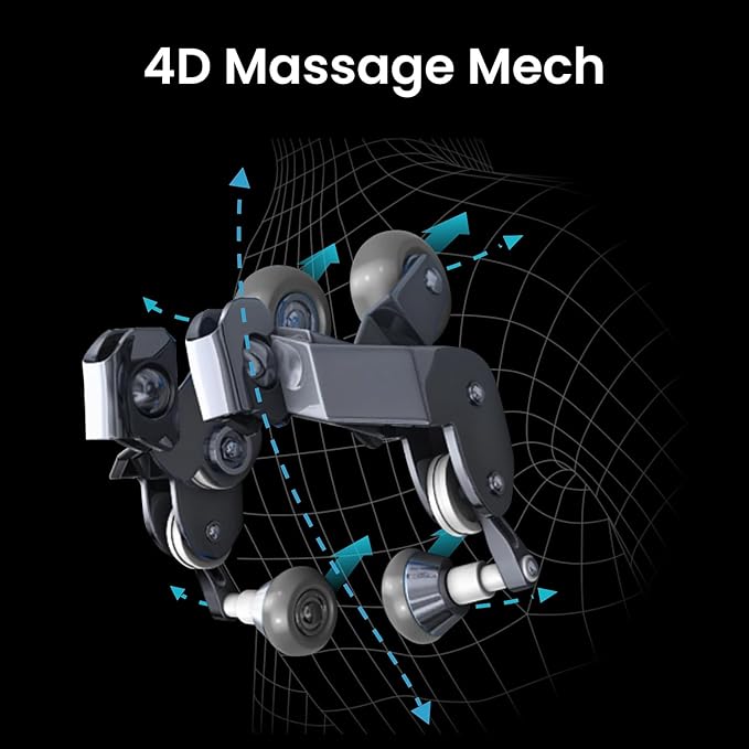 Osaki Vibe 4D l 4D Massage Mechanism l Automatic Body Scan l Deep Calf-Kneading l Space-Saving Technology l 3-Stage Zero Gravity l 32-Cell Full Body Air Massage
