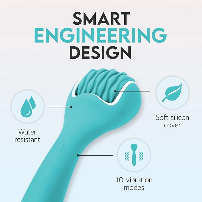 Scar Roller, Scar Tissue Massager for Post-Surgery Recovery, Silicone Ice Massage for Post-Surgery Incision Swelling and Soreness, Joint Roller for Improved Range of Motion and Flexibility. Teal