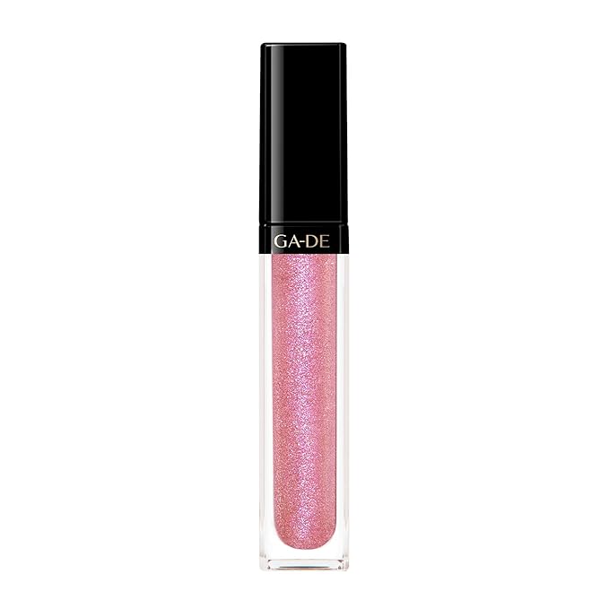GA-DE Crystal Lights Lip Gloss, 810 - Enriched with Light-Reflecting Crystal Pearls - Smooth Silky, Rich Color - Moisturizes and Adds Shine - 0.2 oz