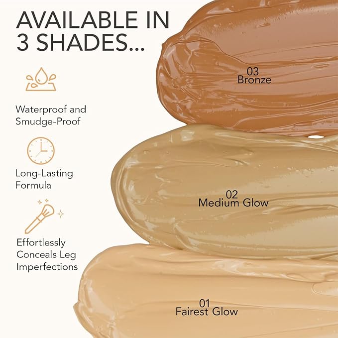 Leg and Body Makeup Waterproof No Transfer,Tattoo Cover Up,Leg and Body Scar Cover up Makeup, No Transfer,Long Last Body Foundation,Evens Skin Tone (Medium Golw),118ML