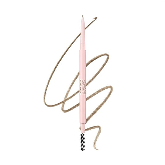 Covergirl Clean Fresh Brow Nano, 200 Blonde, Eyebrow Pencil, Ultra-Precise Tip, Waterproof, Transfer-Resistant, Built-In Spoolie, Vegan Formula, 0.001oz