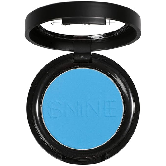 IS'MINE Single Sky Blue Matte Eyeshadow, High Pigment, Longwear, Intense Color Best Pressed Eye Makeup for Day & Night