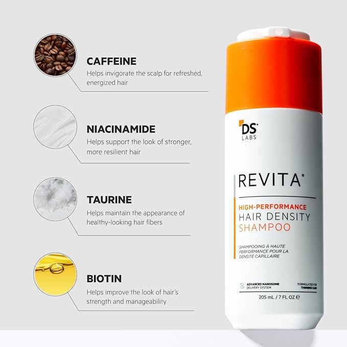 DS Labs Revita Shampoo Refill Pouch, 500mL - Thickening Appearance, Scalp First Cleanse, Fuller Looking, Volumized Hair, Lightweight Hydration, Sulfate & Silicone Free, Color Safe, For Men & Women