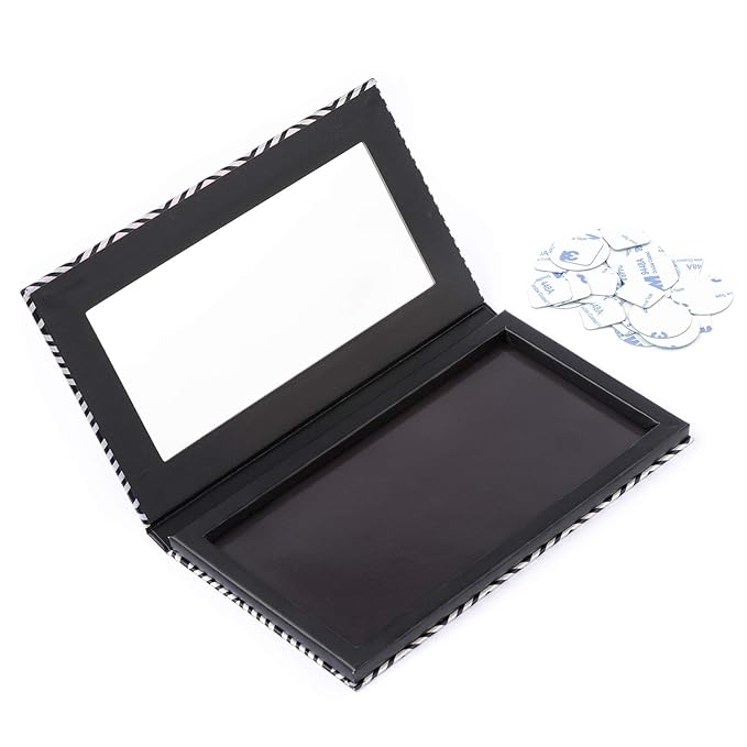 Magnetic Palette Black Empty Makeup Palette with Mirror