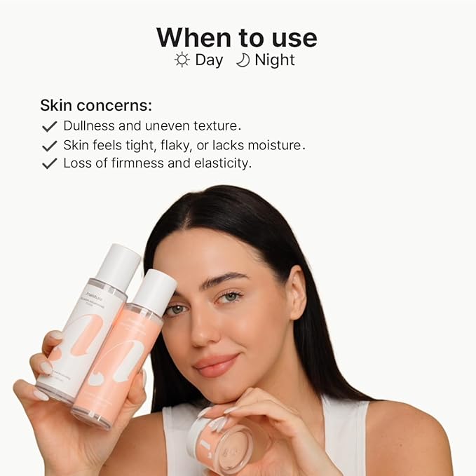 Naisture Collagen Emulsion Lightweight Face Moisturizer for Layering Hydration, & Skin Barrier Support