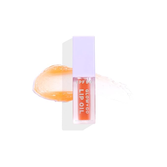 SPF50 Glow & Go Lip Oil: Caramel)