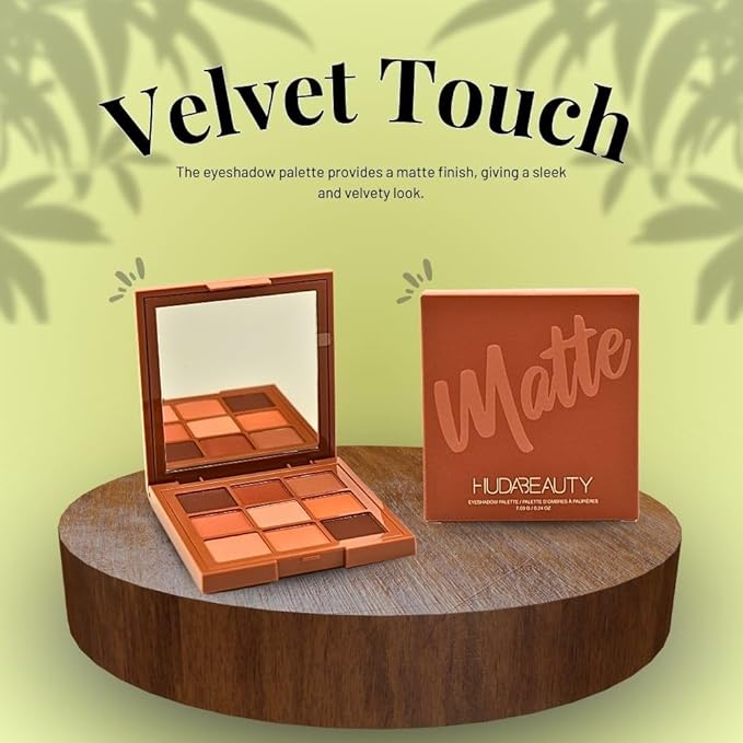 HUDA BEAUTY Matte Obsessions Eyeshadow Palette Warm Matte