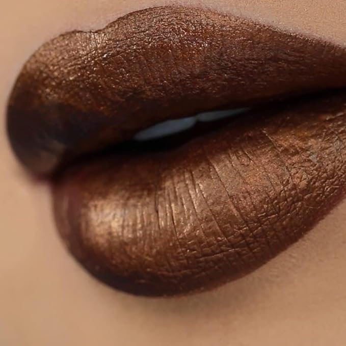 Beauty Bakerie Lip Whip Liquid Lipstick for Women, Waterproof Lip Gloss, Tint, Stain Long Lasting Hydrating Moisturizer, Matte or Metallic, 3.5mL, Hazelnut Swirl