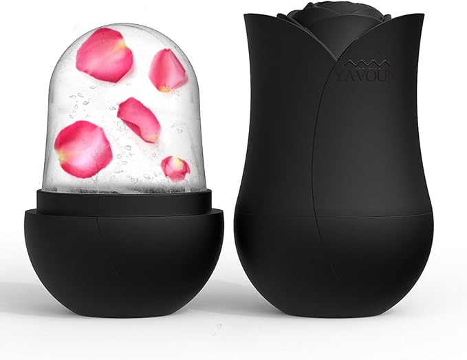 Silicone Ice Mold Facial Rollers, Care Tools Massager for Face, Eyes, Neck, Relieve Fine Lines and Wrinkles, Beauty Ice Roller Skin Care Tools Gifts for women Gift