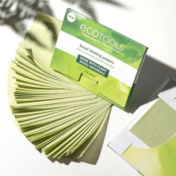 EcoTools Natural Oil Absorbing Facial Blotting Papers, Plant-Based Sheet Count