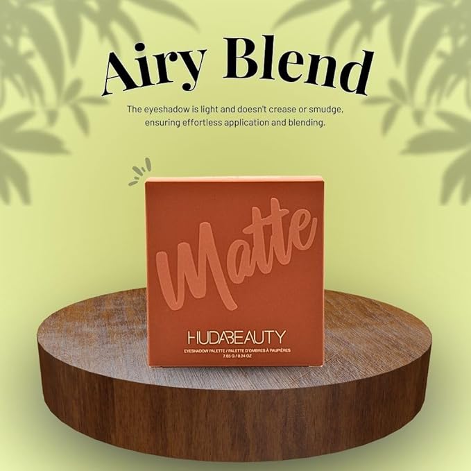 HUDA BEAUTY Matte Obsessions Eyeshadow Palette Warm Matte