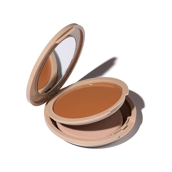 Foundation by No Makeup Makeup | Conceal & Correct with Long-Lasting, Buildable Formula & Lightweight Soft Finish | Cruelty-Free, Vegan, Fragrance-Free | Golden Tan