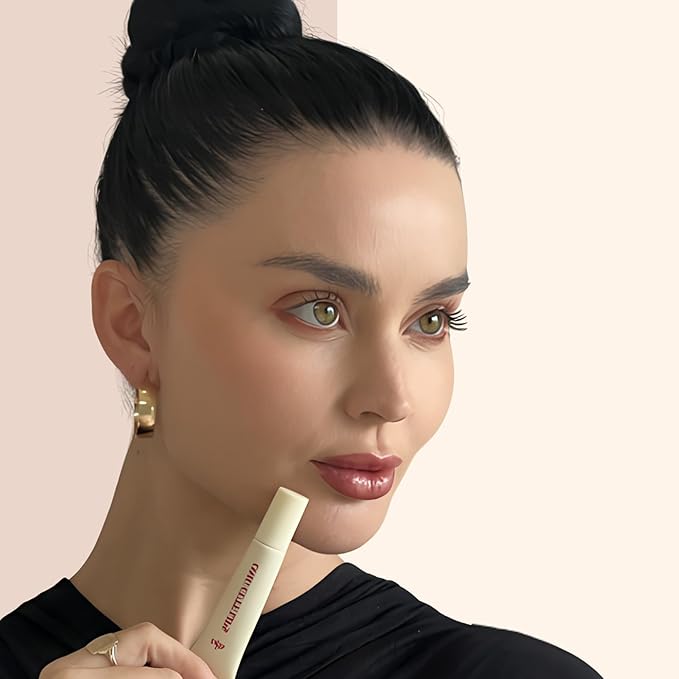 ed&i OMG Cute Lips – Lip Gloss for Women with Shea Butter for Hydration, Light Shimmer, Lip Tinted High Shine Finish, Long Lasting Lip Gloss in Red Vanilla Frosting, Lightweight & Non-sticky