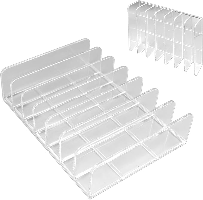 Makeup Organizer, Compact Makeup Palette Organize, for Bathroom Countertops, Vanities, Cabinets, Sleek Modern Cosmetics Storage Solution for - Eyeshadow Palettes, Contour Kits, Blush