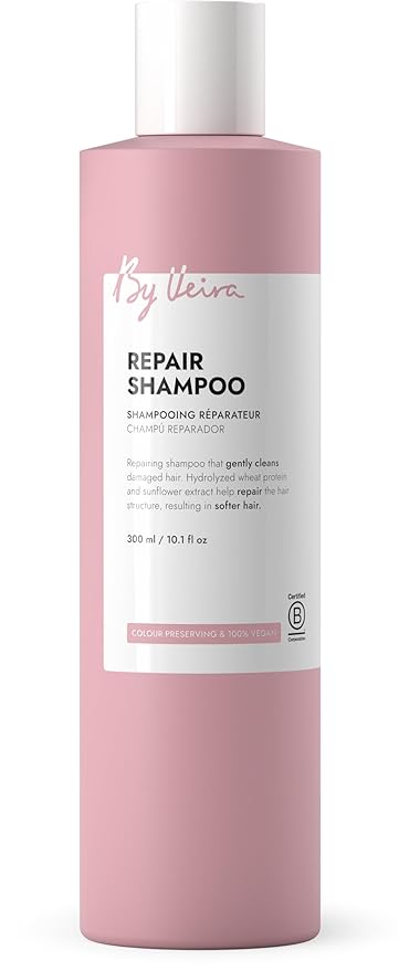 Repair Shampoo 10.1 Fl Oz, For Damaged Hair, Wheat protein/Sunflower Extract Gently Repairs Hair, Colour preserving, 100% vegan & Sulphate/Silicone free