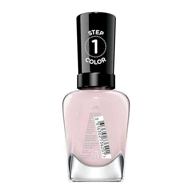 Sally Hansen Miracle Gel™, Travel Seekers First Glass, Long Lasting, Gel-Like Formula, No UV Lamp Needed, Pink Nail Polish
