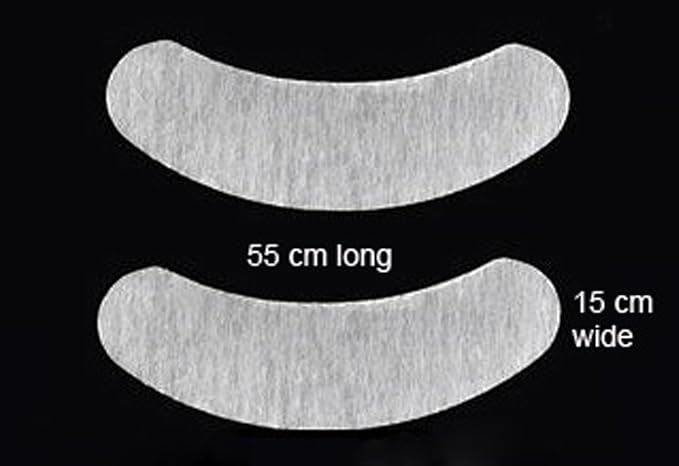 Mini Under Gel Eye Pads Lint Free for Eyelash Extensions (QTY:100 pairs (50 pouches))