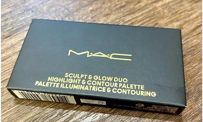 MAC M.A.C Sculpt & Glow Duo Highlight & Contour Palette (0.12 oz/3.5g), gold
