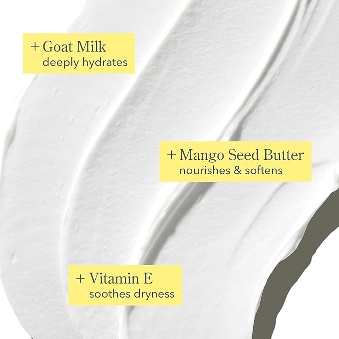 Beekman 1802 Almond Honey Cookie Whipped Body Cream - 8 oz - Moisturizes, Soothes & Softens - With Coconut Oil and Mango Seed Butter - No Irritation - Good for Sensitive Skin